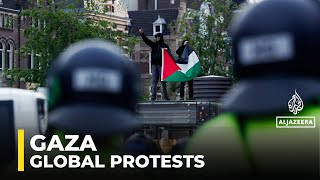 Protests in Seoul and Amsterdam call for action on Gaza starvation crisis