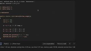 Java - Swap two numbers without using temp variable