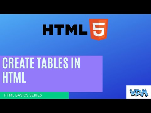 Table HTML