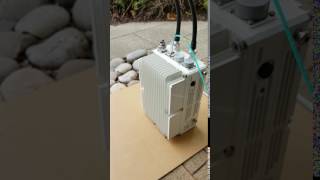 CableFree LTE Remote Radio Head being tested for a customer