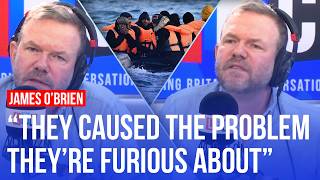 Macron blames Brexit for rise in illegal migration | James O’Brien on LBC