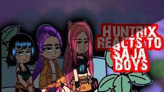 💜🎤 KPOP DEMON HUNTERS React to SAJA BOYS 💥🔥 | Gacha Reaction | 2x Speed