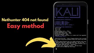 NetHunter Rootless Installation 404 Error Fixed | Kali NetHunter Problem Solved