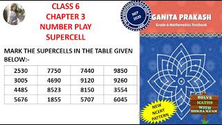 Unlocking Supercells: Master Class 6 Maths Chapter 3 Number Play Explained 📚✨#class6 #maths #nep2020