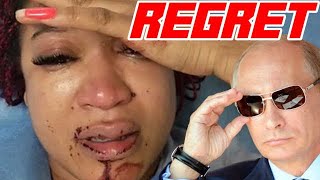 Black Woman Who Left US for Russia to Escape Racism is Beaten by Racists