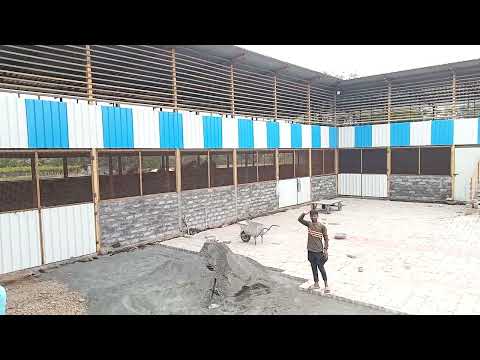 500 Capacity C Type Goat Shed Out Look.  Rampur, Sindagi Taluk, Bijapur. Quality Fabricat 8105805377