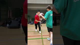 アンカーステップは軸足加速　 #バスケを楽しめ #basketball #バスケ