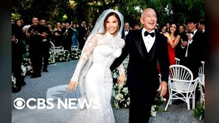 Jeff Bezos and Lauren Sanchez exchange vows in star-studded wedding ceremony