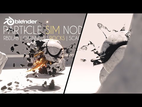 How I use the NEW simulation nodes to create particles | BLENDER 3.6