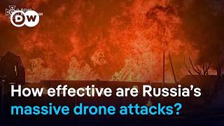 Russia launches another record drone attack on Ukraine | DW News