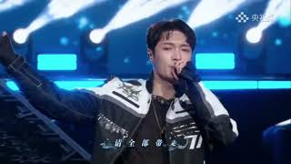 Lay Zhang perform "The Sea" at Top x Timeless Music Festival