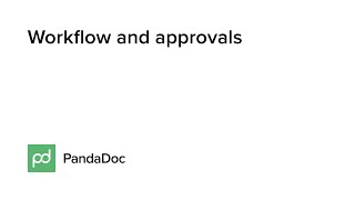 PandaDoc - Workflow and Approvals