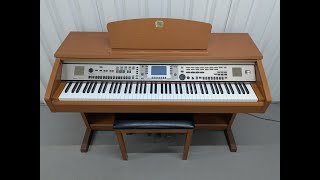 Yamaha Clavinova CVP-301 Digital Piano / arranger and stool cherry wood stock #25158