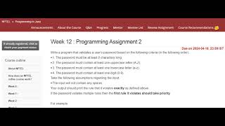 NPTEL Programming In Java Week 12 Programming Assignment 2 Answers l April 2024