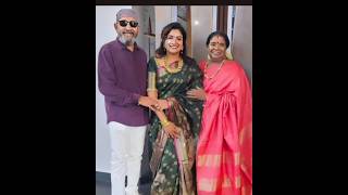 Actor vijaykumar & his daughter Anitha vijaykumar #family #muthukannu #shortsviral