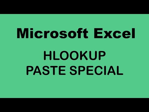 HLOOKUP
