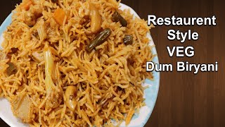 Best Veg Dum Biryani Recipe | రెస్టారెంట్ స్టైల్ లో వెజ్ ధమ్ బిర్యానీ | TanuMytreyi