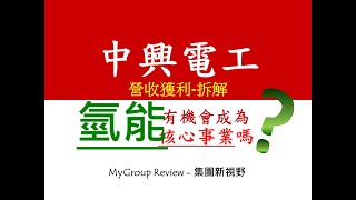 【中興電工(1513)】「氫能」雷聲很大，但雨點仍小；重電才是搖錢樹。