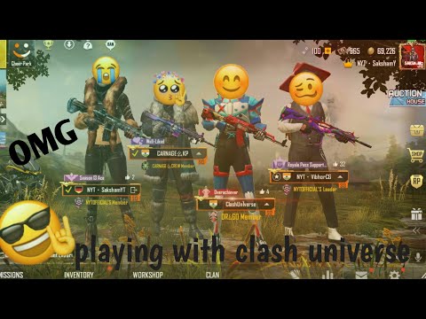 playing with clash universe😭😭😭 iam clash universe big fan 😭😭😭😭😱