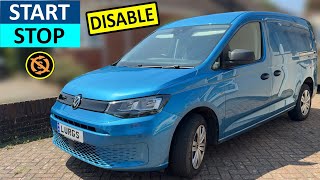 VW Caddy How to disable Start Stop system on VW Caddy