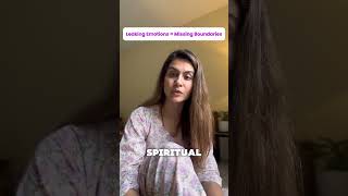 Leaking Emotions = Missing Boundaries #EmotionalBoundaries #InnerHealing #EmbodiedWisdom #health