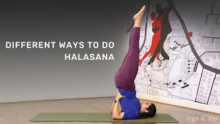 Different Ways To Do Halasana | Halasana For Beginners | How To Do Halasana Step By Step