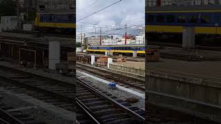 NMBS/SNCB Class 28 (HLE 28) 2832 arriving at Brussels Midi Station on 30/6/16 #shorts