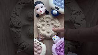 Kineticsand Popit Machine! #satisfying #kineticsand #popit #machine #shorts