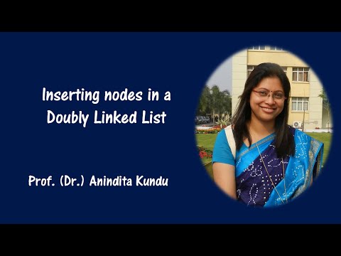 Lecture 20: Inserting nodes in Doubly Linked List: Part 1