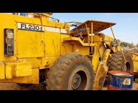 payloader furukawa FL230 transmission  disassemble