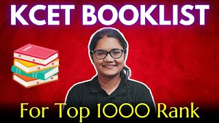 KCET 2025 Booklist for PCMB | Best Books for KCET Preparation