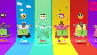 Physics based interactive menu for Clumsy Rush