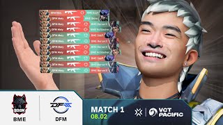 메이 아이 헬프 유? |  BME vs. DFM  | 11일차 MATCH 1 H/L 08.02 | VCT 퍼시픽 2025
