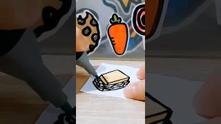How to make your own sticker • DIY sticker • SANDWICH #sticker #diysticker #diystickers #shorts
