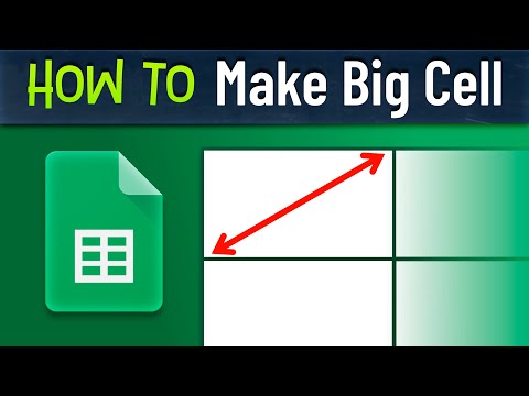 How to Make Cells Bigger in Google Sheets (Row & Column Resize)
