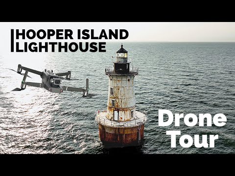 We flew a drone out to the Lighthouse!
