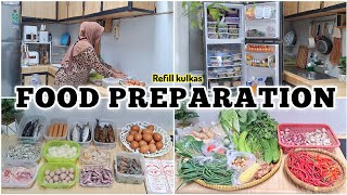 BIAR RAJIN MASAK REFIL ISI KULKAS FOOD PREPARATION#foodpreparation#foodprep#belanjahemat#niahermanto