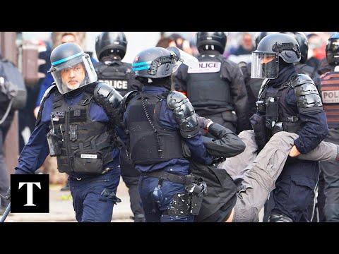 LIVE: May Day Protesters Clash With Police in Paris