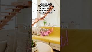 Design Inspiration Yummy Yellow  #homedesign #yellowinterior #homecolor #interiordesigninspiration