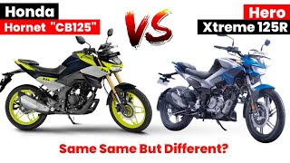 Honda CB 125 Hornet Vs Hero Xtreme 125R 😍| Price? | Which is Best? | Mileage | Full Comparison
