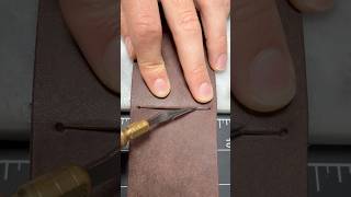 Edge bevelling #sinabroks #leatherasmr #leathercrafttutorials #leathercrafttools #diy #leathercraft
