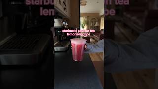 starbucks passion tea lemonade at home♥️ easy! #halloweenwithshorts #shorts #trending #asmr #tea