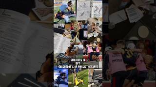BPT (Bachelor's of Physiotherapy) subjects 📚🩺🥼🩻 Physiotherapy syllabus in India