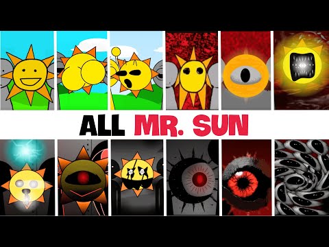 Sprunki - Incredibox ALL MR. SUN in Random Different Mods on SPRUNKI | V2