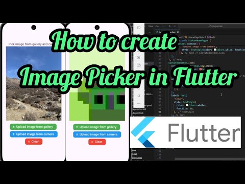 Pick Image from Gallery and Camera in Flutter - How to create image picker in Flutter?