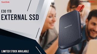SanDisk E30 1TB Portable SSD – Fast, Durable & Travel-Friendly | Best SSD for Creators & Backups
