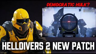 Helldivers 2 Patch Update Changes