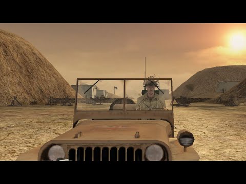 doing nothing but driving a jeep around an empty map in Battlefield 1942