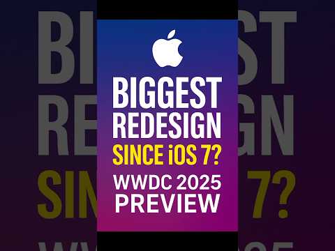Apple’s Biggest Redesign Since iOS 7? WWDC 2025 Preview! #WWDC2025 #iOS19 #macOS16 #AppleNews #apple