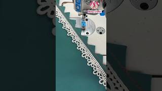 Simple method of making triangular lace #sewing #shorts